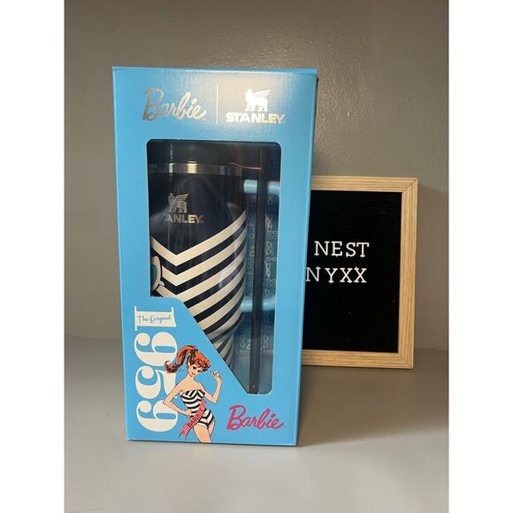 Stanley x Barbie Rockers Barbie 40oz Quencher Limited Edition Collab - Picture 1 of 11